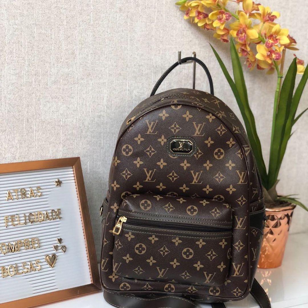 Mochila de Couro Louis Vuitton