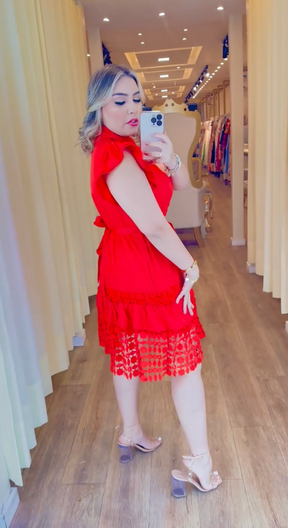 Vestido Curto Lillith Red